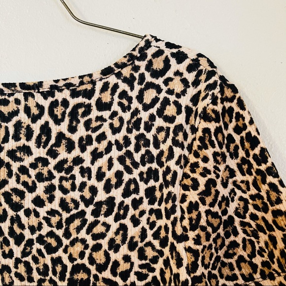 Tops Nwt Leopard Print Knit Top Poshmark